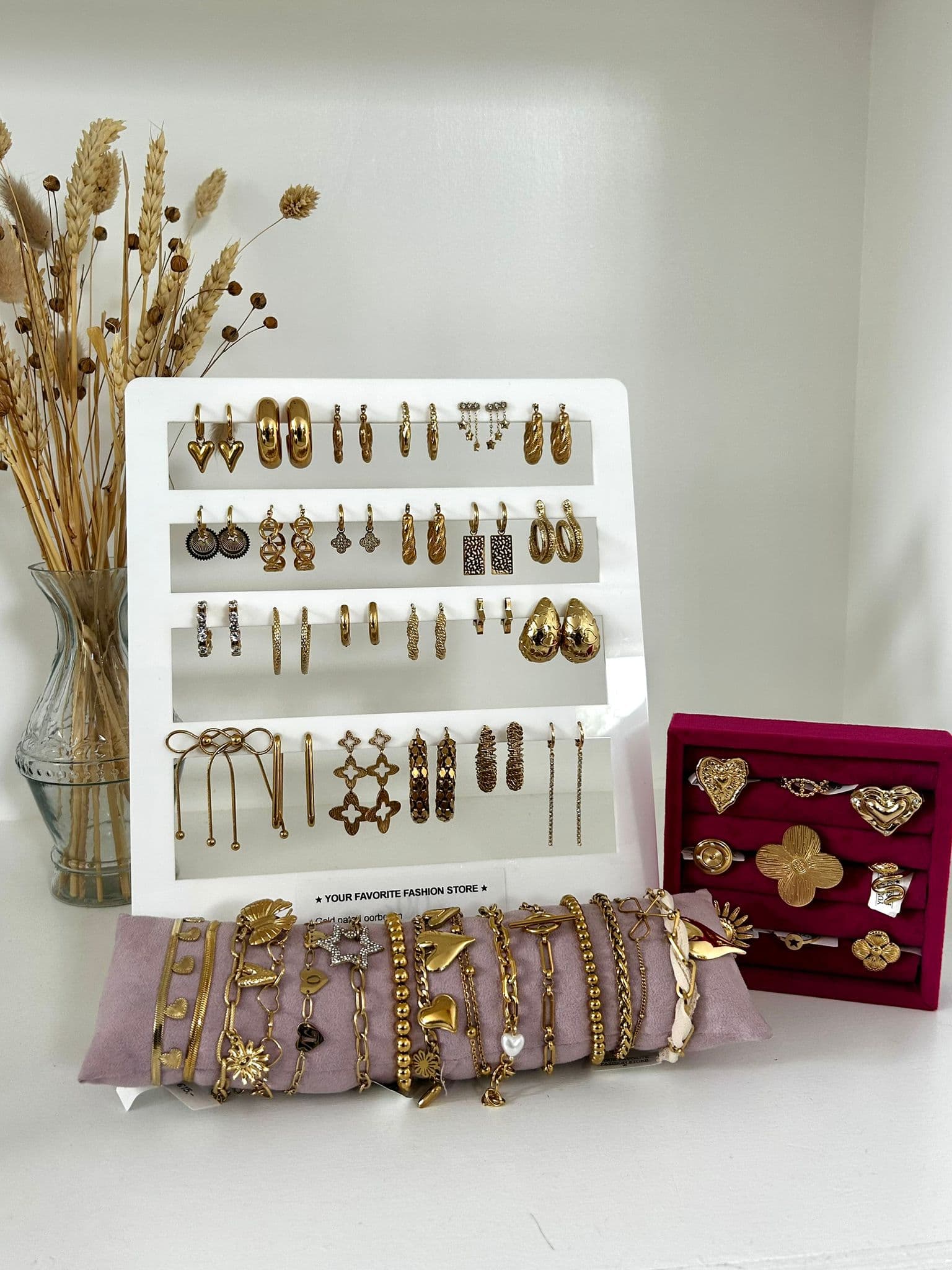 Handgemaakte sieraden collectie